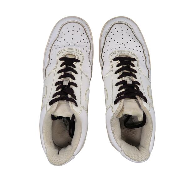 Nike Shoes Womens 8 Sneakers Court Vision Low Basketball Trainers Leather White - Picture 6 of 12